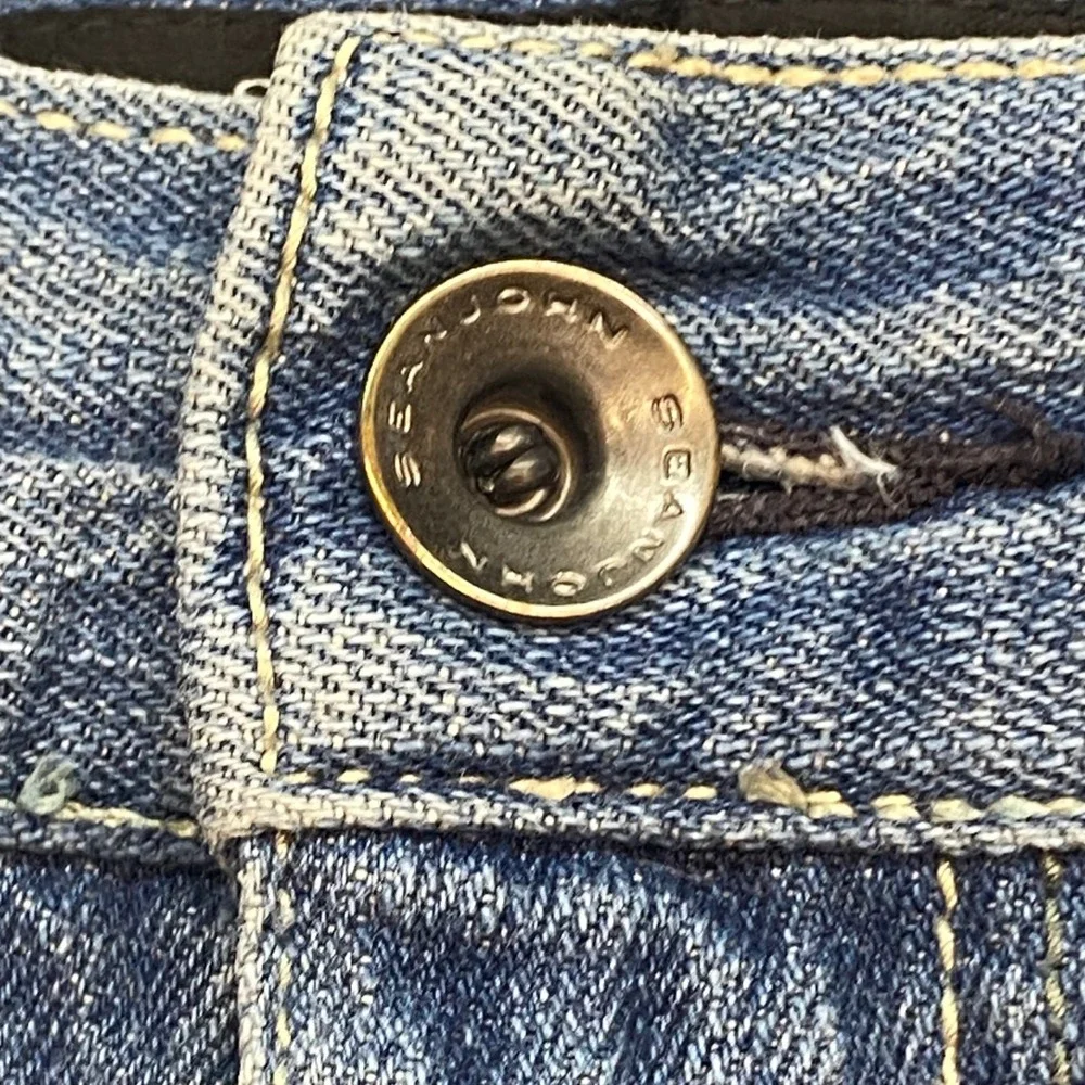 Sean John Jeans Sz 40 Mens Blue Streetwear Baggy Y2K Skater Hip Hop Denim